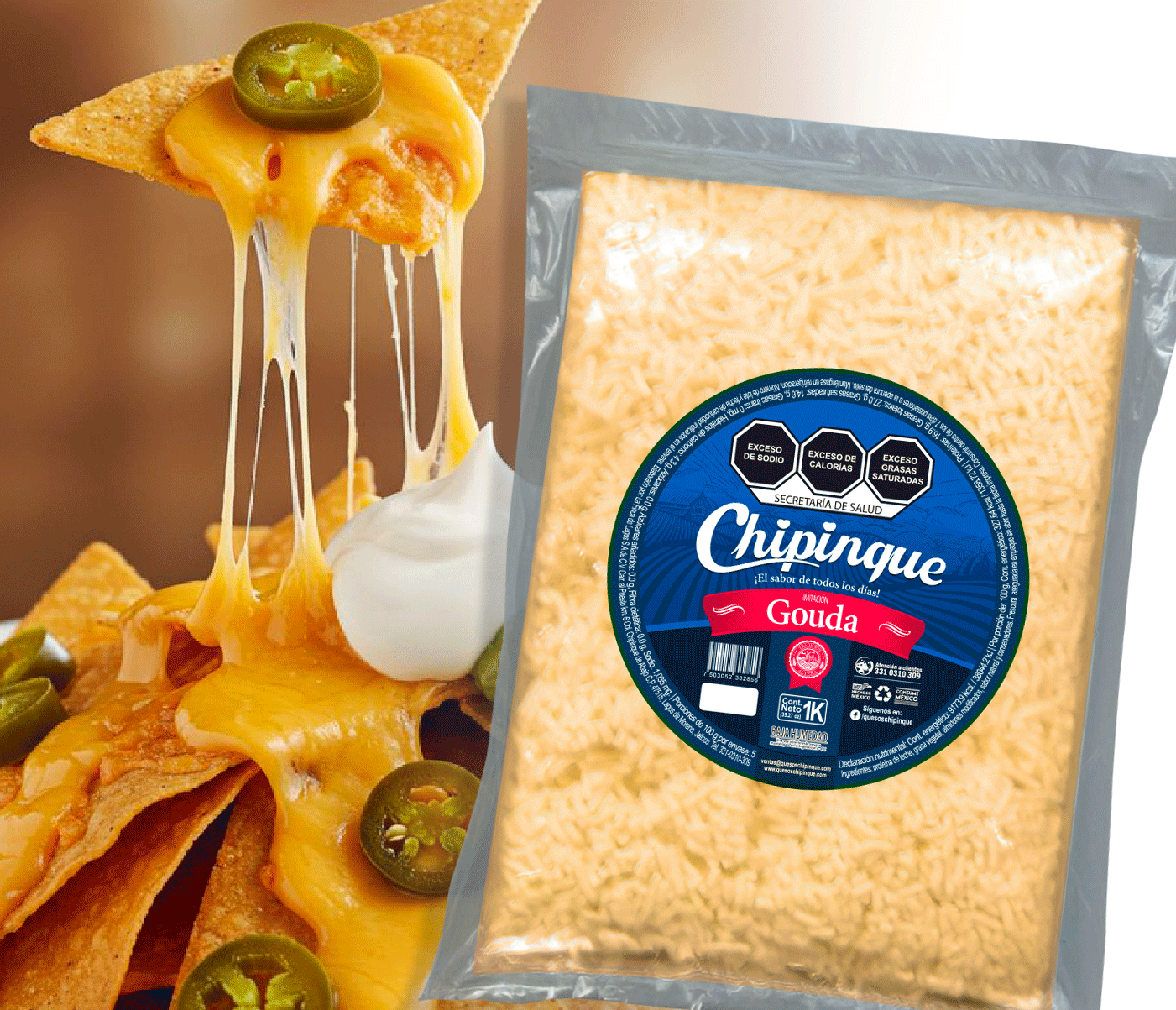 Queso Rallado Gouda