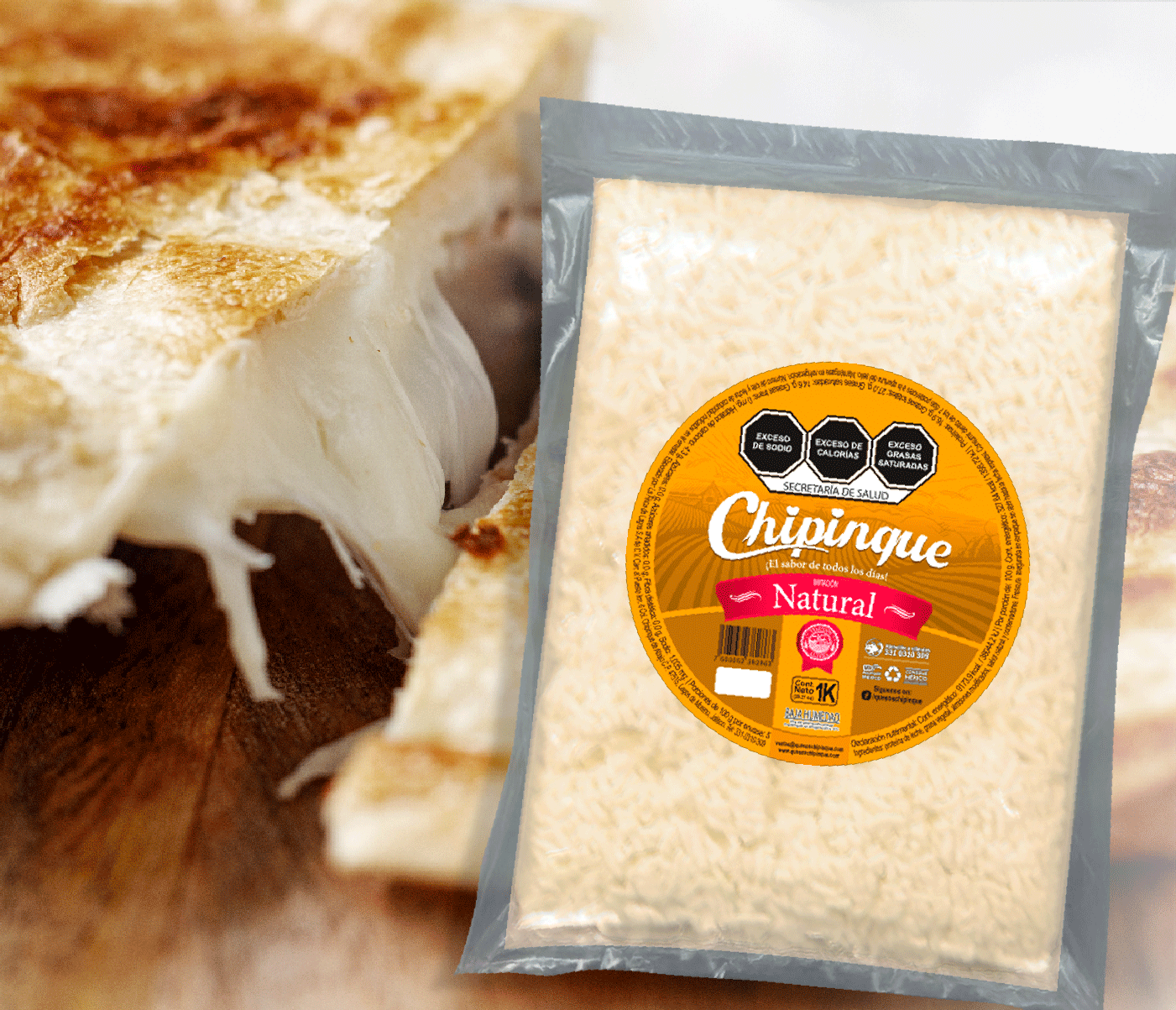 Queso Rallado Natural